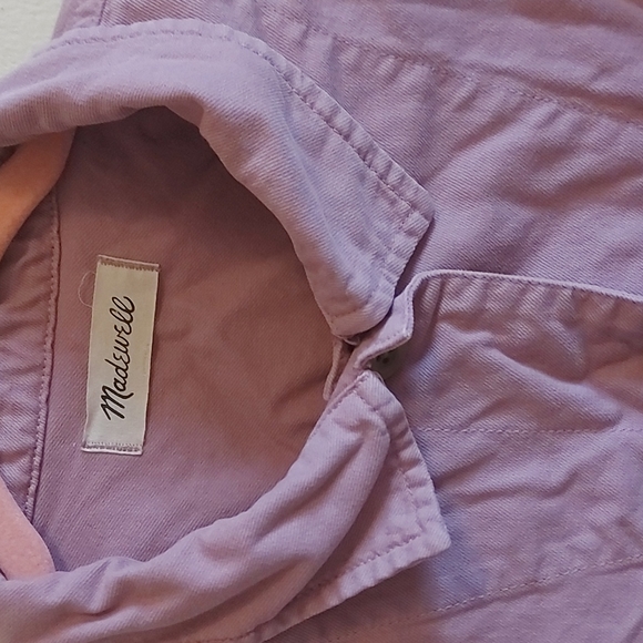 Madewell Warren jacket m/l bust 38 lavender color - Picture 6 of 6